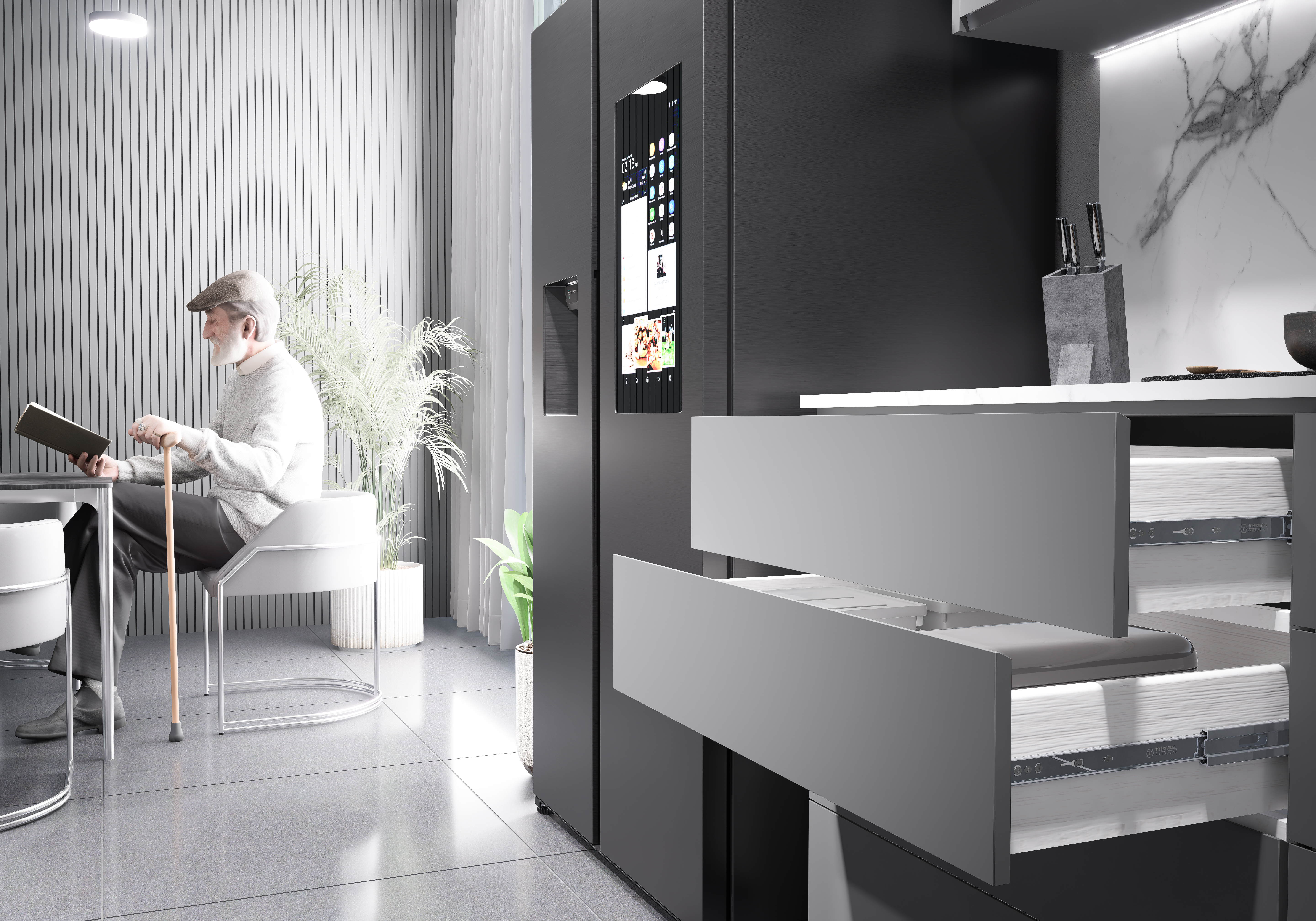 Corredera Telescópica Soft Closing